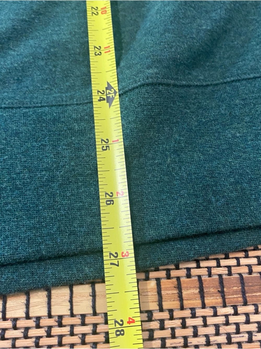 POLO Ralph Lauren Luxury Jersey Quarter-Zip Pullover Sweater Large Green Casual - Picture 8 of 8